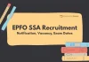 EPFO SSA Recruitment 2025 Notification Vacancies Apply Online epfo ssa recruitment
