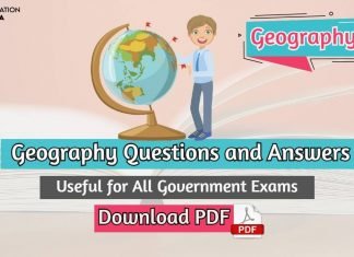 200+ Geography Questions PDF Useful for UPSC, SSC, Railway geography questions