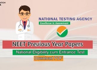 NEET Previous Year Question Papers Download PDF neet previous year question papers