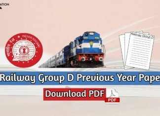 RRB Group D Previous Year Papers in Hindi PDF rrb group d previous year papers