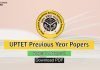 UPTET Previous Year Papers PDF Download with Solutions uptet previous year papers download