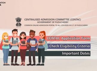 CENTAC 2020 Application Form, Important Dates, Eligibility Criteria centac