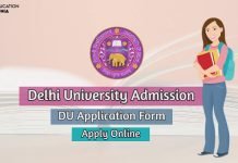 DU Application Form 2020 Admission, Registration, Apply Online du application form apply online