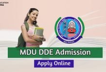 MDU DDE 2020 Registration & Admission Process mdu dde admission