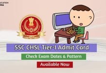 SSC CHSL Admit Card 2020 Download Region-Wise Hall Ticket!! ssc chsl admit card