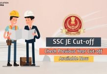 SSC JE Cut-off 2020 Check Previous Year Cut-off List ssc je cut-off