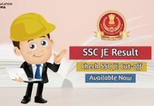 SSC JE Result 2020 Check SSC JE Cut-off ssc je result