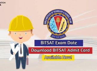 BITSAT Exam Date 2020 Steps To Download BITSAT Admit Card bitsat exam date