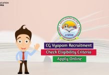 CG Vyapam Recruitment 2020 Apply Online for Patwari Posts cg vyapam recruitment
