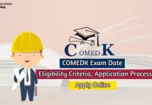 COMEDK Exam Date 2021 Application Form, Latest Updates COMEDK exam date