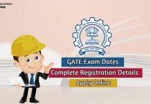 GATE Exam Date 2021 Available, Registration, Paper Code Details gate exam date