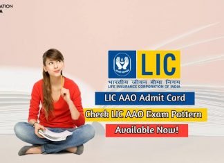 LIC AAO Admit Card 2020 Download Prelims Admit Card lic aao admit card
