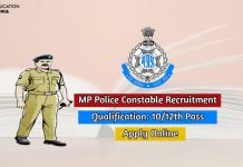 MP Police Constable Recruitment 2020 Apply For 4269 Constable Vacancies mp police constable recruitment