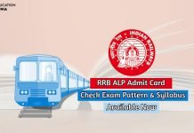 RRB ALP Admit Card 2020 Check Exam Date and Pattern Here! RRB ALP Admit Card
