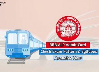RRB ALP Admit Card 2020 Check Exam Date and Pattern Here! RRB ALP Admit Card