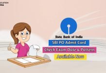 SBI PO Admit Card 2020 Direct Link for SBI PO Hall Ticket sbi po admit card