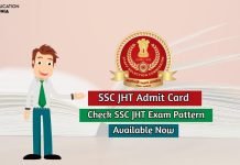 SSC JHT Admit Card 2020 Download SSC JHT Hall Ticket Here! ssc chsl admit card