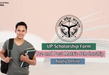 UP Scholarship Form 2020-21 Apply Online For Pre and Post Matric Scholarship up scholarship form