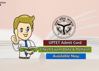 UPTET Admit Card 2020 Download UPTET Hall Ticket Here! UPTET Admit Card