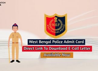 West Bengal Police Admit Card 2020 Download Hall Ticket For Interview west bengal police admit card
