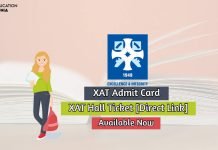 XAT Admit Card 2021 Direct Link To Download XAT Hall Ticket xat admit card