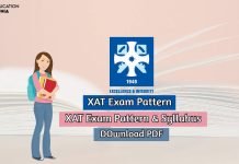 XAT Exam Pattern 2021 Download XAT Syllabus PDF xat exam pattern