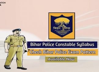 Bihar Police Constable Syllabus Check Latest Exam Pattern bihar police constable syllabus