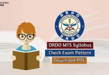 DRDO MTS Syllabus 2020 Download PDF DRDO MTS Exam Pattern drdo mts syllabus