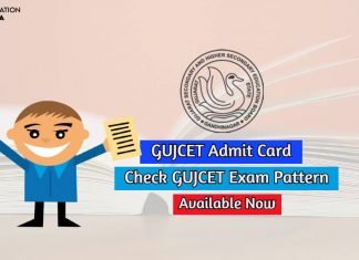 GUJCET Admit Card 2021 Check GUJCET Exam Pattern gujcet admit card