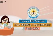 Haryana BEd Admission 2020 Available, Check now Important Dates, Eligibility And Fees haryana bed admission