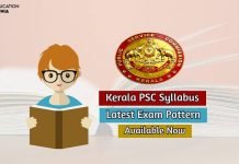 Kerala PSC Syllabus, Check Latest Exam Pattern and Syllabus kerala psc syllabus