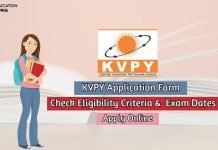 KVPY Application Form 2020 Available, Check now Exam Date, Eligibility Criteria, Application Process kvpy application form