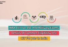 NRA CET For SSC And Railway Exams Details Of Common Eligibility Test nra cet for ssc and railway exams
