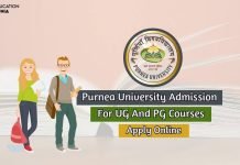 Purnea University Admission 2020 Apply Online For UG And PG Courses purnea university admission