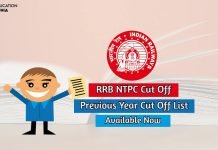 RRB NTPC Cut Off 2020 Previous Year Cut Off List rrb ntpc cut off