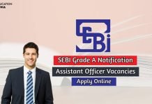 SEBI Grade A Notification 2020 Apply Online For 147 Assistant Officer Posts sebi grade a notification