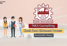 TNEA Counselling 2020 Check Important Dates, Seat Allotment Process tnea counselling process