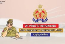 UP Police SI Recruitment 2020 Check Notification, Apply Online for 9534 Vacancies up police si recruitment