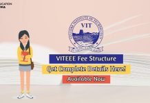 VITEEE Fee Structure 2020 Details of Tuition Fees, Mess Charges, Hostel Charges viteee fee structure