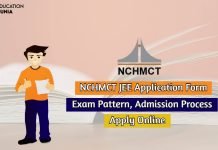 NCHMCT JEE Application Form 2021 Check Exam Pattern, Syllabus NCHMCT JEE Application Form