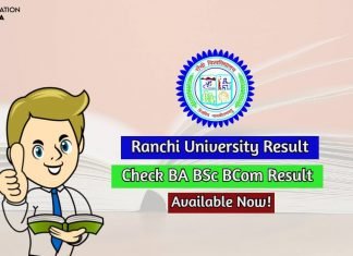 Ranchi University Result 2025 Check BA BSc BCom Result Here ranchi university result