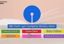 SBI Clerk 2020 Notification, Exam Date, Exam Pattern, Syllabus, Admit Card sbi clerk