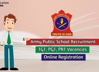 Army Public School Recruitment 2020 Apply For 8000 Vacancies Online Application army public school recruitment