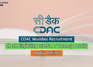 CDAC Mumbai Recruitment 2020 Notification Out! Check Eligibility, Vacancy, Apply Online Link cdac mumbai recruitment