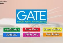 GATE 2021 Notification, Exam Date, Exam Pattern, Syllabus, Admit Card, Result gate