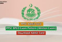 PPSC Admit Card 2020 Download Hall Ticket For BPEO Vacancies ppsc admit card