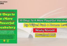 30 Days To A More Powerful Vocabulary PDF By Norman Lewis 30 days to a more powerful vocabulary pdf