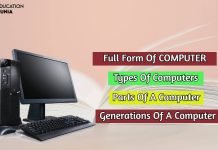 Full Form Of COMPUTER, Types Of Computer full form of computer