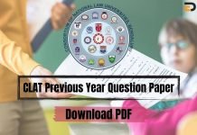 CLAT Previous Year Question Paper With Answer Key Download PDF clat previous year question papers