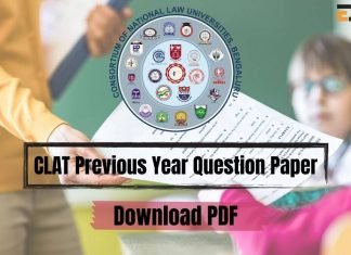 CLAT Previous Year Question Paper With Answer Key Download PDF clat previous year question papers